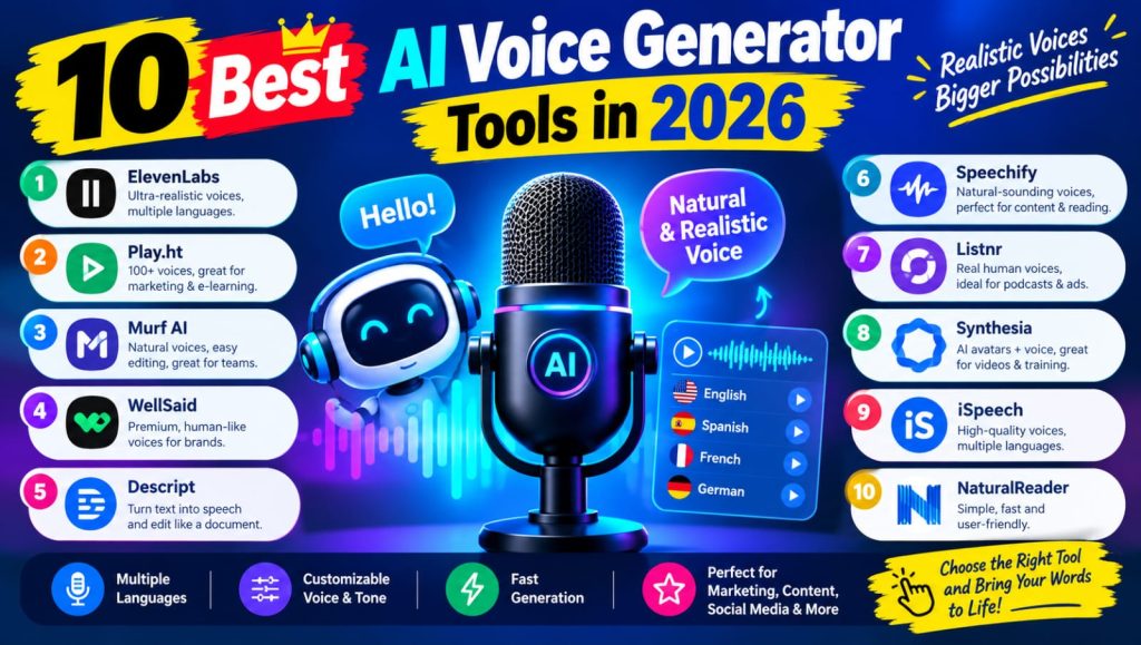 AI voice generator tools